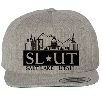 Salt Lake City Utah Ut Hometown Home State Pride Wool Snapback Cap