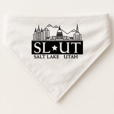 Salt Lake City Utah Ut Hometown Home State Pride USA-Made Doggie Bandana