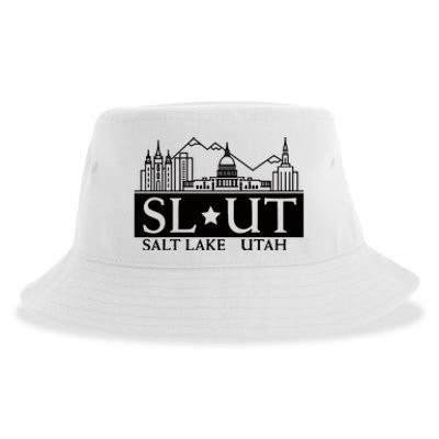 Salt Lake City Utah Ut Hometown Home State Pride Sustainable Bucket Hat