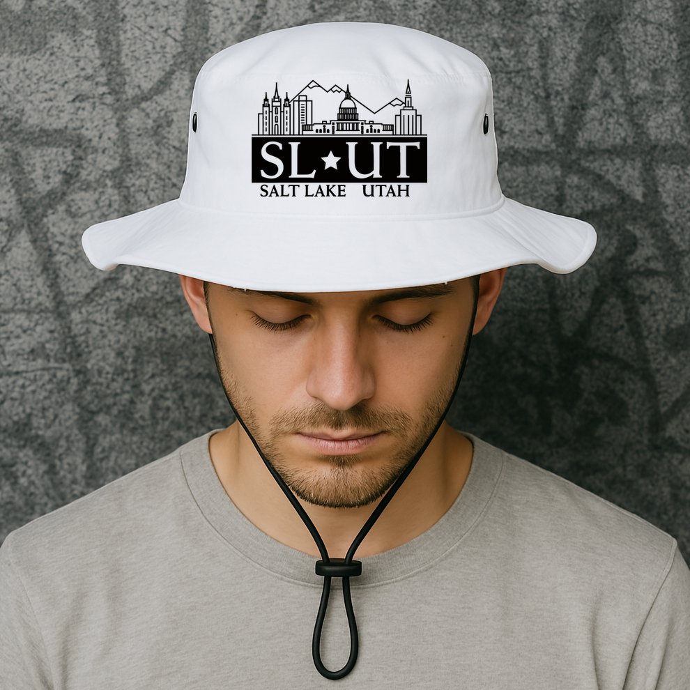 Salt Lake City Utah Ut Hometown Home State Pride Bucket Hat