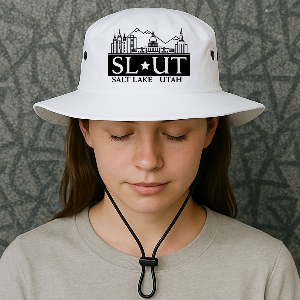 Salt Lake City Utah Ut Hometown Home State Pride Bucket Hat