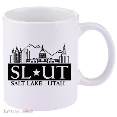Salt Lake City Utah Ut Hometown Home State Pride 11oz C Handle Ceramic Mug