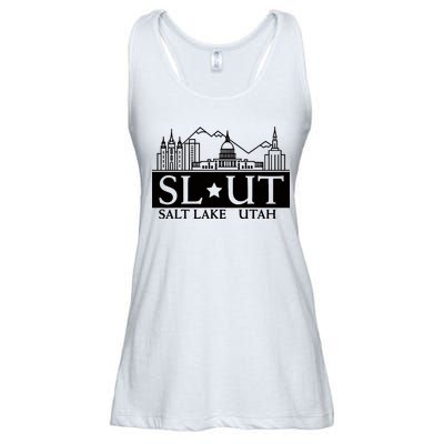 Salt Lake City Utah Ut Hometown Home State Pride Ladies Essential Flowy Tank