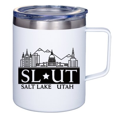 Salt Lake City Utah Ut Hometown Home State Pride 12oz Stainless Steel Coffee Mug