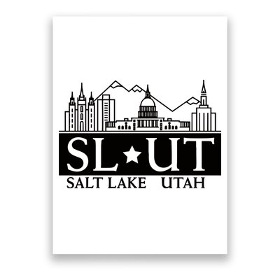 Salt Lake City Utah Ut Hometown Home State Pride Poster