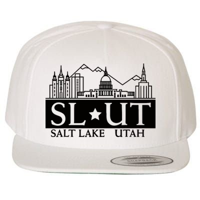 Salt Lake City Utah Ut Hometown Home State Pride Wool Snapback Cap
