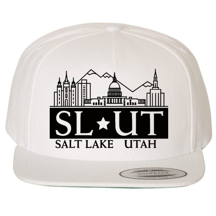 Salt Lake City Utah Ut Hometown Home State Pride Wool Snapback Cap
