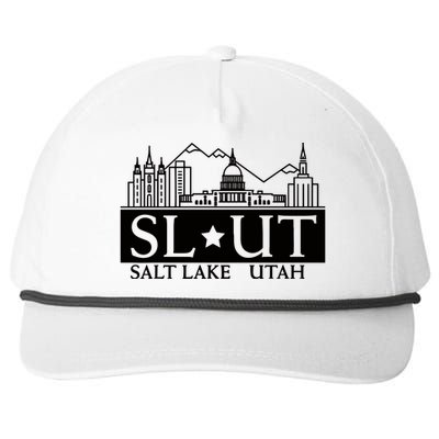 Salt Lake City Utah Ut Hometown Home State Pride Snapback Five-Panel Rope Hat