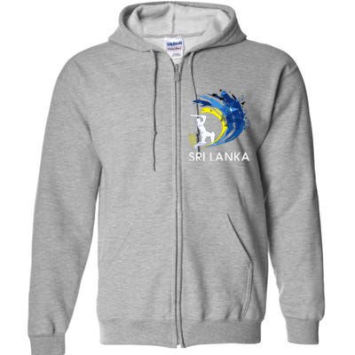 Sri Lanka Cricket 2024 Sri Lankan Cricket Jersey Full Zip Hoodie