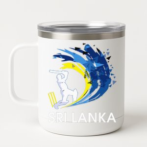 Sri Lanka Cricket 2024 Sri Lankan Cricket Jersey 12 oz Stainless Steel Tumbler Cup