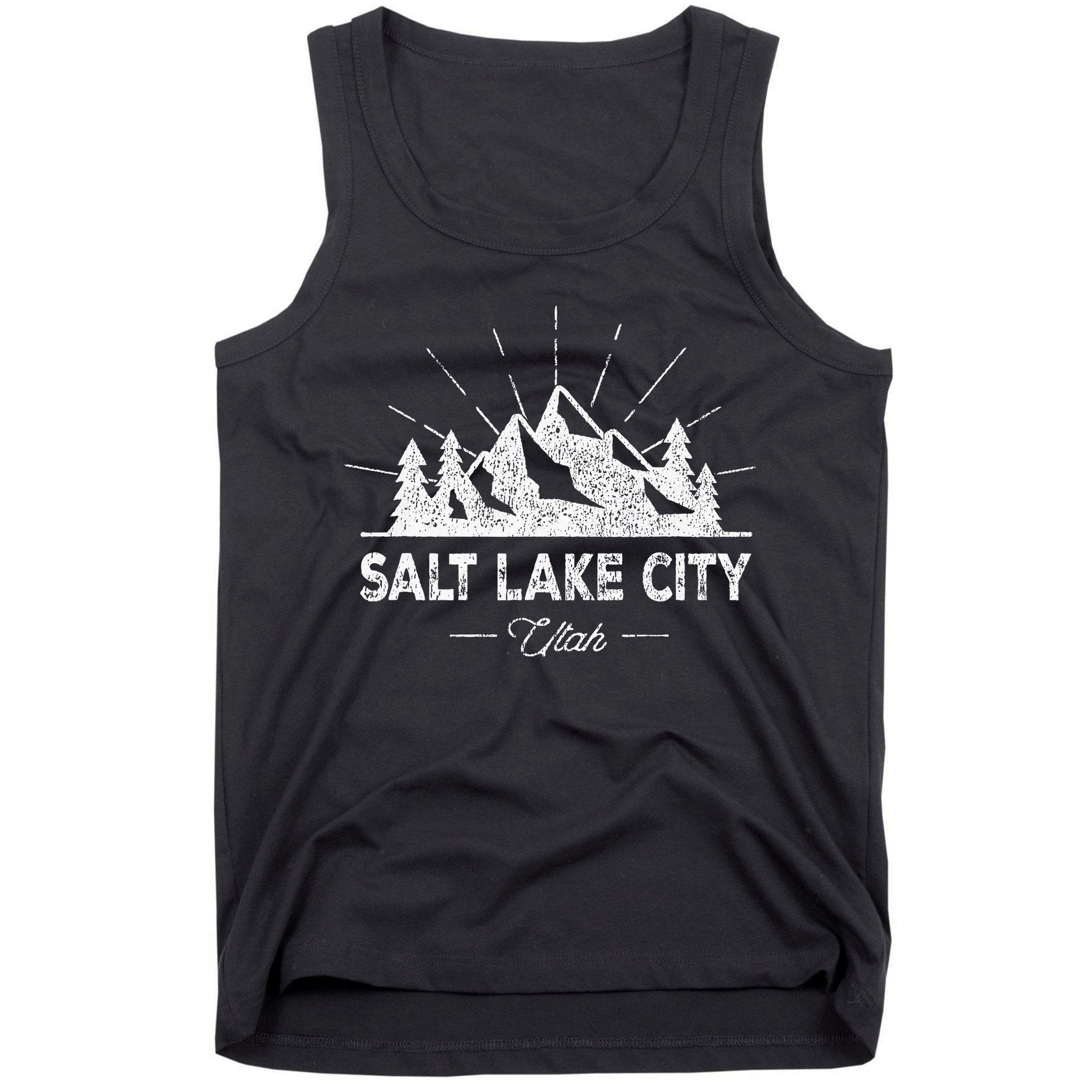 Salt Lake City Utah Vintage Slc Ut Hiking Tank Top