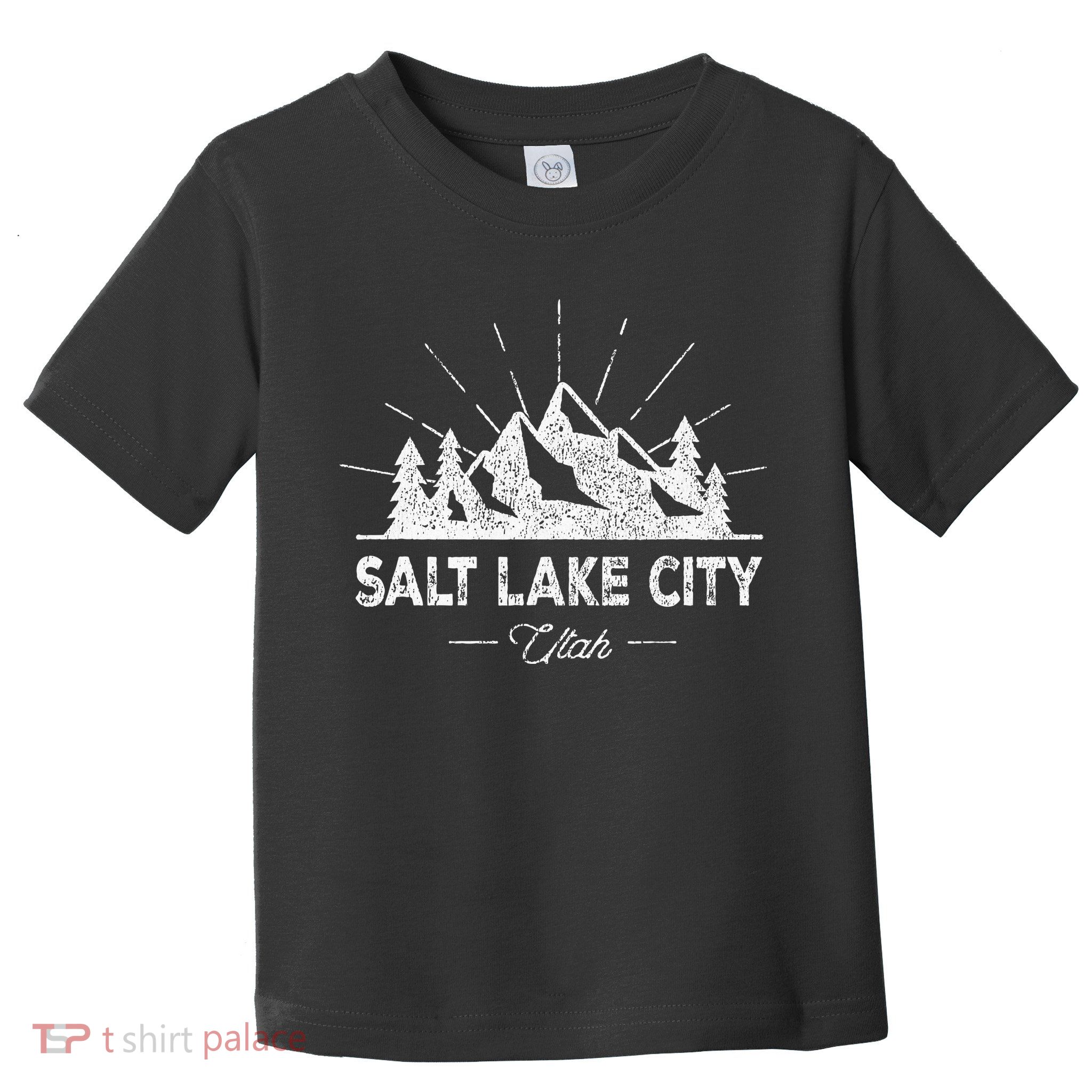 Salt Lake City Utah Vintage Slc Ut Hiking Toddler T-Shirt