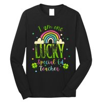 Shamrock Lucky Charmer Irish School Teacher St Patricks Day Long Sleeve Shirt