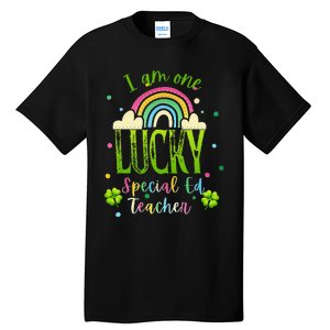 Shamrock Lucky Charmer Irish School Teacher St Patricks Day Tall T-Shirt