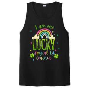 Shamrock Lucky Charmer Irish School Teacher St Patricks Day PosiCharge Competitor Tank