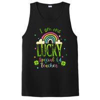 Shamrock Lucky Charmer Irish School Teacher St Patricks Day PosiCharge Competitor Tank