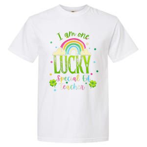 Shamrock Lucky Charmer Irish School Teacher St Patricks Day Garment-Dyed Heavyweight T-Shirt