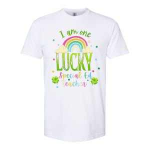 Shamrock Lucky Charmer Irish School Teacher St Patricks Day Softstyle CVC T-Shirt