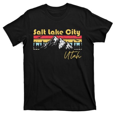 Salt Lake City Utah Roots Hometown Vintage Home State Pride T-Shirt