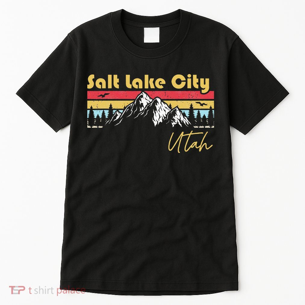 Salt Lake City Utah Roots Hometown Vintage Home State Pride Tall T-Shirt