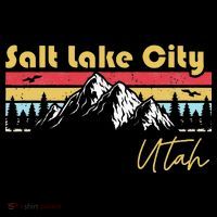 Salt Lake City Utah Roots Hometown Vintage Home State Pride Tall T-Shirt