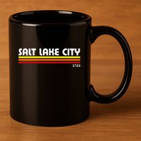 Salt Lake City Utah 11oz C Handle Ceramic Mug