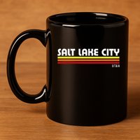 Salt Lake City Utah 11oz C Handle Ceramic Mug