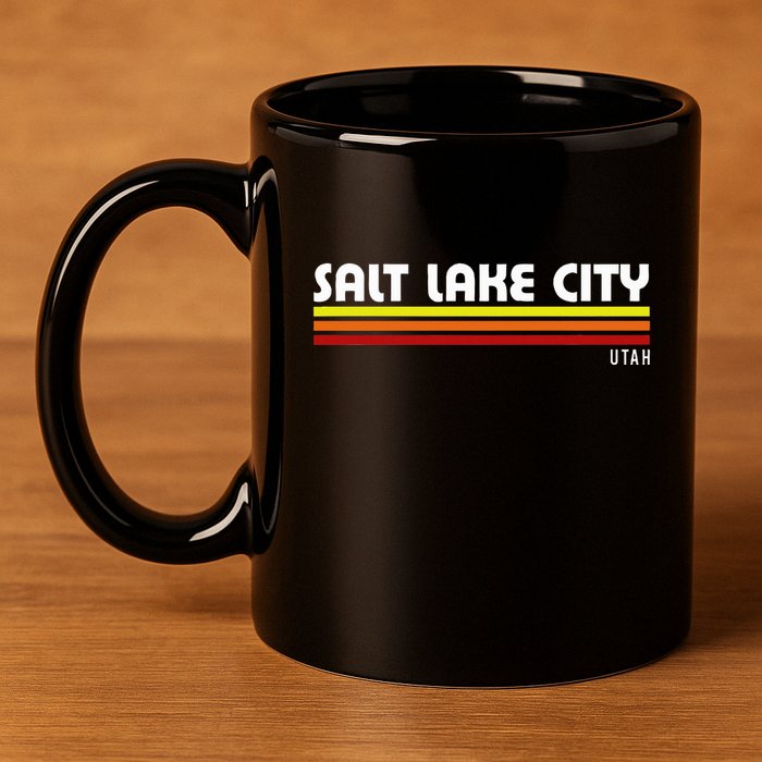 Salt Lake City Utah 11oz C Handle Ceramic Mug