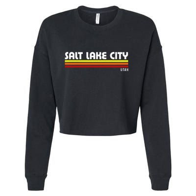 Salt Lake City Utah Cropped Pullover Crew