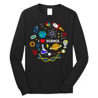 Science Lover Chemistry Biology Physics Love Science Long Sleeve Shirt