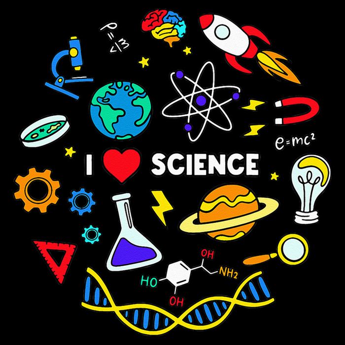 Science Lover Chemistry Biology Physics Love Science Women's V-Neck T-Shirt