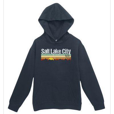 Salt Lake City Hiking Vintage Utah Urban Pullover Hoodie