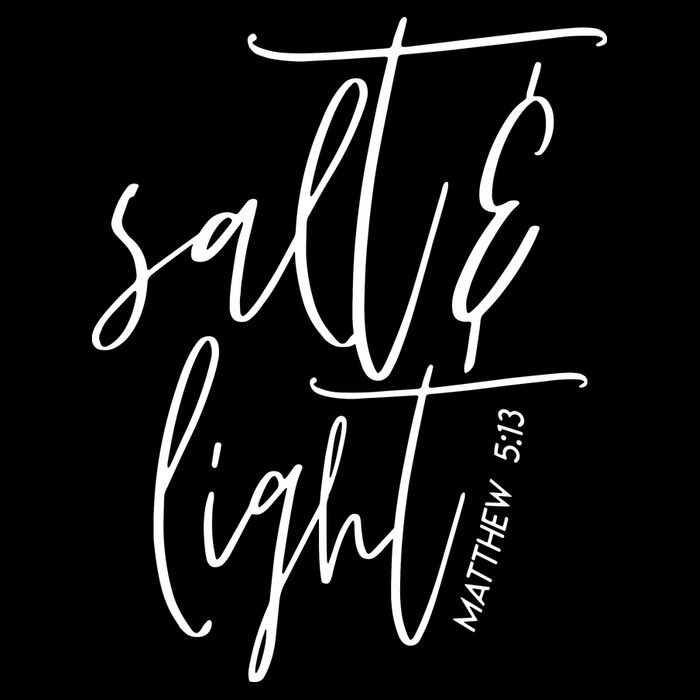 Salt Light Christian Shirt, Christian Gift, Matthew 513 Backpack