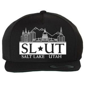 Salt Lake City Utah UT Hometown Home State Pride Wool Snapback Cap