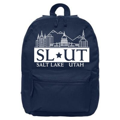 Salt Lake City Utah UT Hometown Home State Pride 16 in Basic Backpack