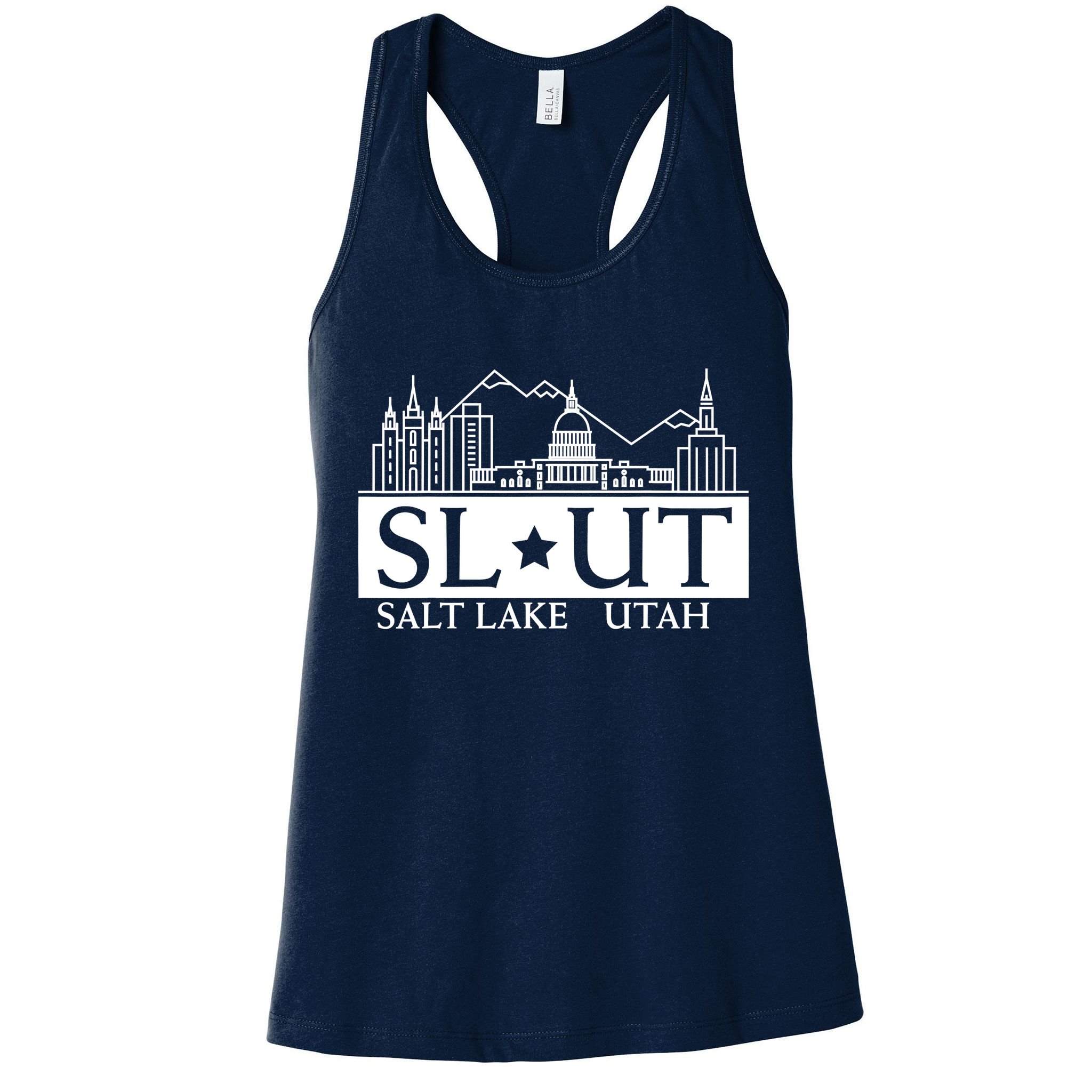 Salt Lake City Utah UT Hometown Home State Pride Womens Tank Top