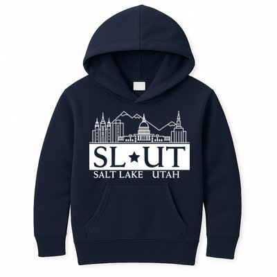 Salt Lake City Utah UT Hometown Home State Pride Kids Hoodie