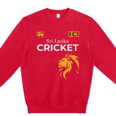 Sri Lanka Cricket Perfect For Lankan Cricket Fans Premium Crewneck Sweatshirt