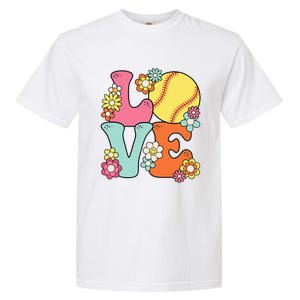 Softball Love Cute Softball Lover Garment-Dyed Heavyweight T-Shirt