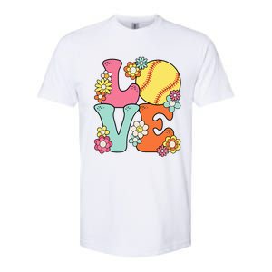 Softball Love Cute Softball Lover Softstyle CVC T-Shirt