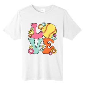 Softball Love Cute Softball Lover Tall Fusion ChromaSoft Performance T-Shirt