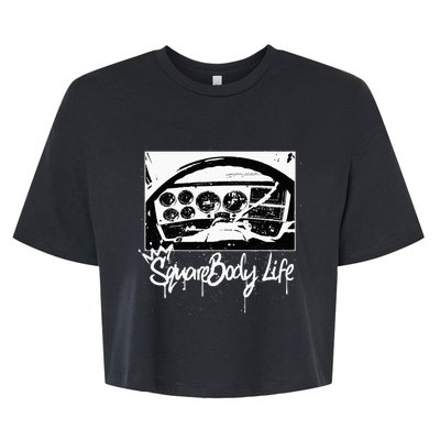 Squarebody Life C10 Classic Truck Squarebody Nation Bella+Canvas Jersey Crop Tee