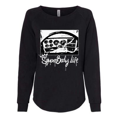 Squarebody Life C10 Classic Truck Squarebody Nation Womens California Wash Sweatshirt