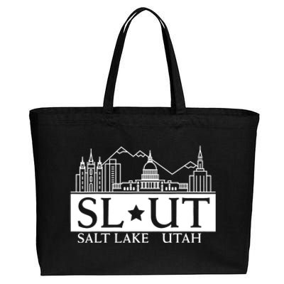 Salt Lake City Utah UT Hometown Home State Pride Cotton Canvas Jumbo Tote