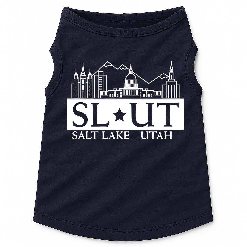 Salt Lake City Utah UT Hometown Home State Pride Doggie Tank