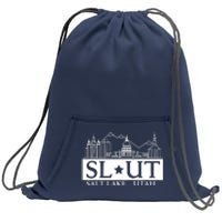 Salt Lake City Utah UT Hometown Home State Pride Sweatshirt Cinch Pack Bag