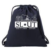 Salt Lake City Utah UT Hometown Home State Pride Drawstring Bag