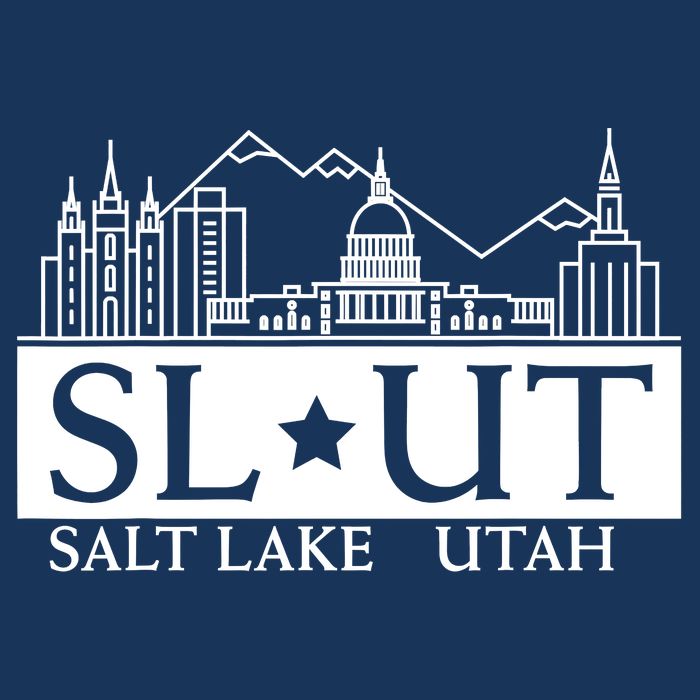 Salt Lake City Utah UT Hometown Home State Pride Drawstring Bag