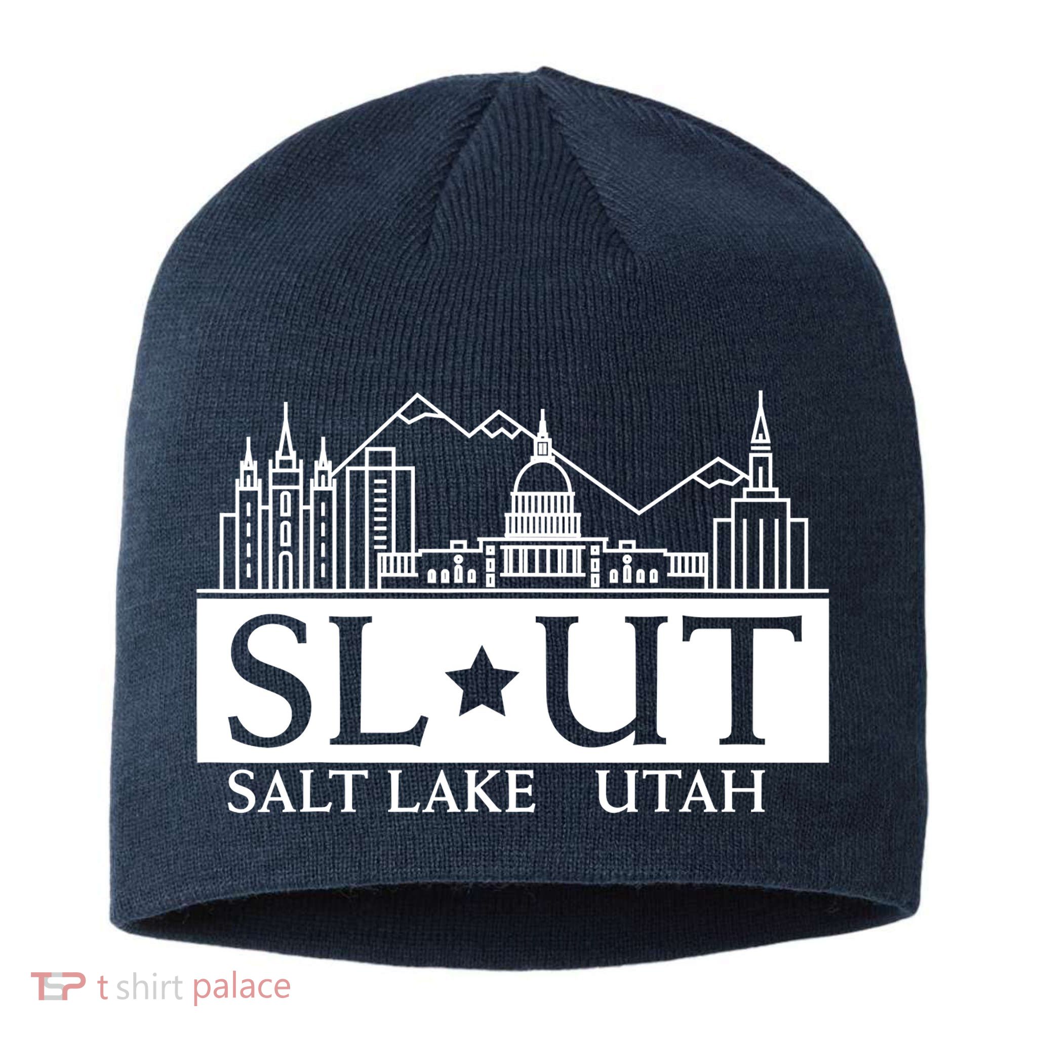 Salt Lake City Utah UT Hometown Home State Pride Sustainable Beanie