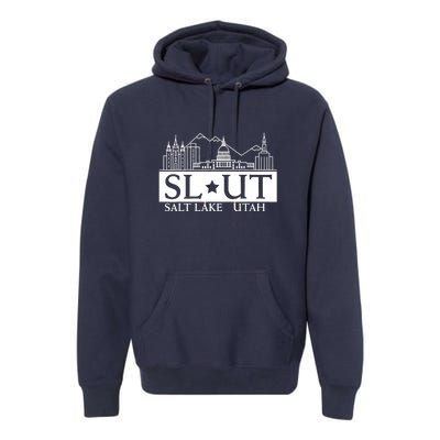 Salt Lake City Utah UT Hometown Home State Pride Premium Hoodie